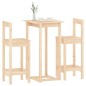 vidaXL 3-tlg. Bar-Set Massivholz Kiefer vidaXL 3-tlg. Bar-Set Massivholz Kiefer