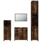 vidaXL 4-tlg. Badmöbel-Set Räuchereiche Holzwerkstoff vidaXL 4-tlg. Badmöbel-Set Räuchereiche Holzwerkstoff