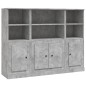 vidaXL Highboards 3 Stk. Betongrau Holzwerkstoff vidaXL Highboards 3 Stk. Betongrau Holzwerkstoff