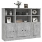 vidaXL Highboards 3 Stk. Betongrau Holzwerkstoff vidaXL Highboards 3 Stk. Betongrau Holzwerkstoff