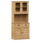 vidaXL Highboard VIGO 78x40x175 cm Massivholz Kiefer vidaXL Highboard VIGO 78x40x175 cm Massivholz Kiefer