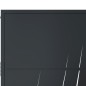 vidaXL Gartentor Anthrazit 105x155 cm Stahl Gras-Design vidaXL Gartentor Anthrazit 105x155 cm Stahl Gras-Design