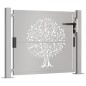 vidaXL Gartentor 105x80 cm Cortenstahl Baum-Design vidaXL Gartentor 105x80 cm Cortenstahl Baum-Design