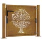 vidaXL Gartentor 105x80 cm Cortenstahl Baum-Design vidaXL Gartentor 105x80 cm Cortenstahl Baum-Design