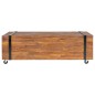 vidaXL Couchtisch 110x45x38 cm Teak Massivholz vidaXL Couchtisch 110x45x38 cm Teak Massivholz