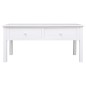 vidaXL Couchtisch Weiß 100 x 50 x 45 cm Holz vidaXL Couchtisch Weiß 100 x 50 x 45 cm Holz