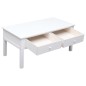 vidaXL Couchtisch Weiß 100 x 50 x 45 cm Holz vidaXL Couchtisch Weiß 100 x 50 x 45 cm Holz