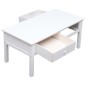 vidaXL Couchtisch Weiß 100 x 50 x 45 cm Holz vidaXL Couchtisch Weiß 100 x 50 x 45 cm Holz