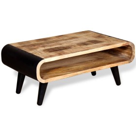 vidaXL Couchtisch Raues Mangoholz 90 x 55 x 39 cm