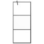 vidaXL Duschwand mit Ablage für Walk-In-Dusche Schwarz 100x195 cm ESG vidaXL Duschwand mit Ablage für Walk-In-Dusche Schwarz 100x195 cm ESG