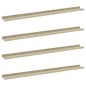 vidaXL Wandregale 4 Stk. Weiß und Sonoma-Eiche 100x9x3 cm vidaXL Wandregale 4 Stk. Weiß und Sonoma-Eiche 100x9x3 cm
