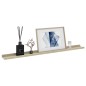 vidaXL Wandregale 4 Stk. Weiß und Sonoma-Eiche 100x9x3 cm vidaXL Wandregale 4 Stk. Weiß und Sonoma-Eiche 100x9x3 cm