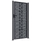 vidaXL Gartentor Anthrazit 105x205 cm Stahl Quadratisches Design vidaXL Gartentor Anthrazit 105x205 cm Stahl Quadratisches Design
