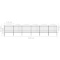 vidaXL Gartenzaun mit Speerspitzen Stahl (1,5 - 1,75) x 10,2 m Schwarz vidaXL Gartenzaun mit Speerspitzen Stahl (1,5 - 1,75) x 10,2 m Schwarz