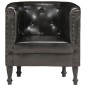 vidaXL Sessel Schwarz Echtleder vidaXL Sessel Schwarz Echtleder
