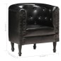 vidaXL Sessel Schwarz Echtleder vidaXL Sessel Schwarz Echtleder