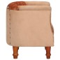 vidaXL Sessel Braun Echtleder und Massivholz Mango vidaXL Sessel Braun Echtleder und Massivholz Mango