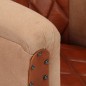 vidaXL Sessel Braun Echtleder und Massivholz Mango vidaXL Sessel Braun Echtleder und Massivholz Mango