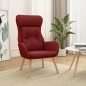 vidaXL Relaxsessel Weinrot Stoff vidaXL Relaxsessel Weinrot Stoff
