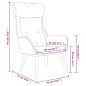 vidaXL Relaxsessel Weinrot Stoff vidaXL Relaxsessel Weinrot Stoff