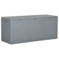 vidaXL Garten-Aufbewahrungsbox 270 L Grau PP Rattan vidaXL Garten-Aufbewahrungsbox 270 L Grau PP Rattan