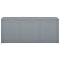 vidaXL Garten-Aufbewahrungsbox 270 L Grau PP Rattan vidaXL Garten-Aufbewahrungsbox 270 L Grau PP Rattan