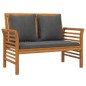 vidaXL 4-tlg. Garten-Lounge-Set mit Kissen Massivholz Akazie
