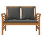 vidaXL 4-tlg. Garten-Lounge-Set mit Kissen Massivholz Akazie