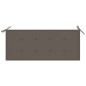 vidaXL 2-Sitzer-Gartenbank mit Auflage 120 cm Grau Eukalyptusholz vidaXL 2-Sitzer-Gartenbank mit Auflage 120 cm Grau Eukalyptusholz