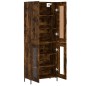 Highboard Räuchereiche 69,5x34x180 cm Holzwerkstoff Highboard Räuchereiche 69,5x34x180 cm Holzwerkstoff