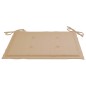 vidaXL Essstühle 4 Stk. mit Beige Kissen Massivholz Teak vidaXL Essstühle 4 Stk. mit Beige Kissen Massivholz Teak