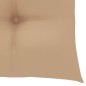 vidaXL Gartenstühle mit Beige Kissen 4 Stk. Massivholz Teak vidaXL Gartenstühle mit Beige Kissen 4 Stk. Massivholz Teak