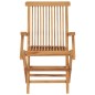 vidaXL Gartenstühle mit Beige Kissen 4 Stk. Massivholz Teak vidaXL Gartenstühle mit Beige Kissen 4 Stk. Massivholz Teak