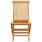 vidaXL Gartenstühle mit Beigen Kissen 8 Stk. Massivholz Teak vidaXL Gartenstühle mit Beigen Kissen 8 Stk. Massivholz Teak