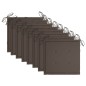 vidaXL Gartenstühle 8 Stk. mit Kissen Massivholz Teak vidaXL Gartenstühle 8 Stk. mit Kissen Massivholz Teak