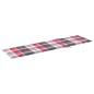 vidaXL Sonnenliegen 2 Stk. Auflagen Rotes Karomuster Massivholz Teak vidaXL Sonnenliegen 2 Stk. Auflagen Rotes Karomuster Massivholz Teak