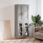 Highboard Grau Sonoma 69,5x34x180 cm Holzwerkstoff Highboard Grau Sonoma 69,5x34x180 cm Holzwerkstoff