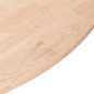 vidaXL Runde Tischplatte Ø80x1,5 cm Unbehandeltes Massivholz Eiche vidaXL Runde Tischplatte Ø80x1,5 cm Unbehandeltes Massivholz Eiche