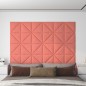 vidaXL Wandpaneele 12 Stk. Rosa 30x30 cm Samt 0,54 m² vidaXL Wandpaneele 12 Stk. Rosa 30x30 cm Samt 0,54 m²