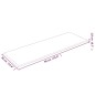 vidaXL Wandpaneele 12 Stk. Creme 90x30 cm Samt 3,24 m² vidaXL Wandpaneele 12 Stk. Creme 90x30 cm Samt 3,24 m²