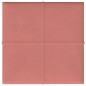 vidaXL Wandpaneele 12 Stk. Rosa 30x30 cm Samt 1,08 m² vidaXL Wandpaneele 12 Stk. Rosa 30x30 cm Samt 1,08 m²