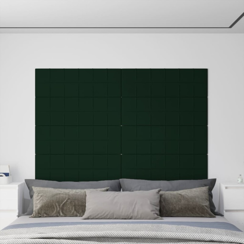vidaXL Wandpaneele 12 Stk. Dunkelgrün 90x30 cm Samt 3,24 m² vidaXL Wandpaneele 12 Stk. Dunkelgrün 90x30 cm Samt 3,24 m²