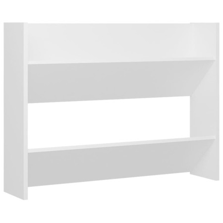 vidaXL Wand-Schuhschrank Weiß 80x18x60 cm Holzwerkstoff