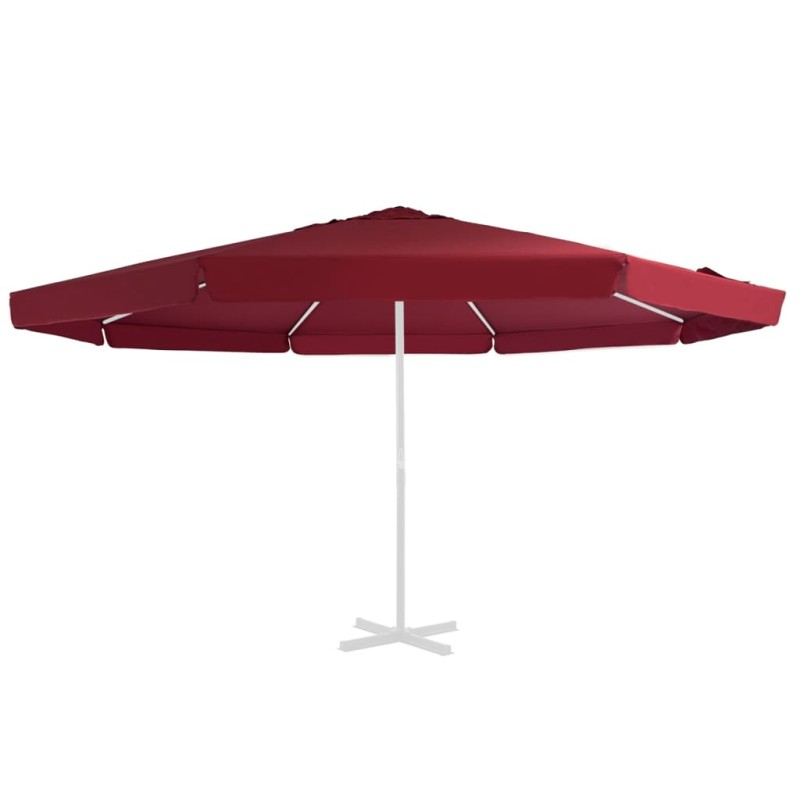 vidaXL Ersatzbezug für Sonnenschirm Bordeauxrot 500 cm vidaXL Ersatzbezug für Sonnenschirm Bordeauxrot 500 cm