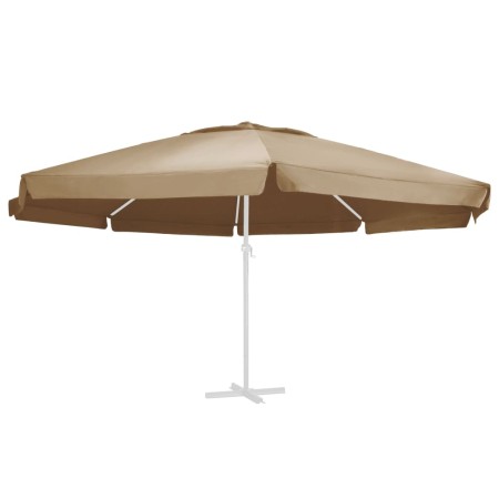vidaXL Ersatzbezug für Sonnenschirm Taupe 600 cm 