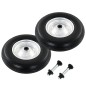 vidaXL Schubkarrenräder 2 Stk. mit Achsen Massives PU 4,00 - 8 390 mm vidaXL Schubkarrenräder 2 Stk. mit Achsen Massives PU 4,00 - 8 390 mm