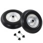 vidaXL Schubkarrenräder 2 Stk. mit Achsen Massives PU 4,00 - 8 390 mm vidaXL Schubkarrenräder 2 Stk. mit Achsen Massives PU 4,00 - 8 390 mm