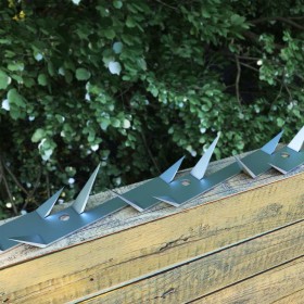 vidaXL Zackenleiste Übersteigschutz 25 Stk. Stahl 1 m