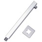 vidaXL Duscharm Quadratisch Edelstahl 201 Silbern 30 cm vidaXL Duscharm Quadratisch Edelstahl 201 Silbern 30 cm