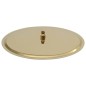 vidaXL Regenbrause Edelstahl 50 cm Rund Golden vidaXL Regenbrause Edelstahl 50 cm Rund Golden